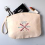 Personalised Embroidered Ski Travel Pouch, thumbnail 1 of 1