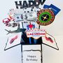 Las Vegas Themed 3D Birthday Card, thumbnail 1 of 6