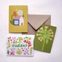 Hurray Illustrated Floral Celebration Card, thumbnail 3 of 4