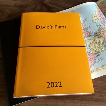 Personalised 2022 Leather Diary, 4 of 12
