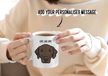 Personalised Labrador Mug, 3 of 5