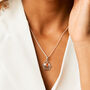 Sacral Chakra Carnelian Sterling Silver Necklace, thumbnail 3 of 10