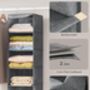 Hanging Wardrobe Storage Organiser With Shelves, thumbnail 5 of 9