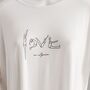 Love Printed Long Sleeved T Shirt, thumbnail 2 of 3