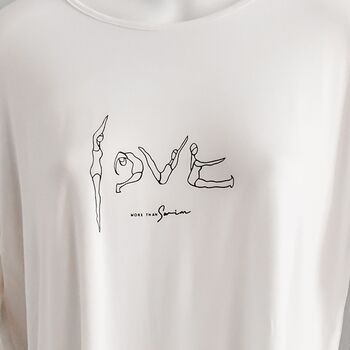 Love Printed Long Sleeved T Shirt, 2 of 3