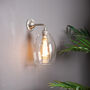 Clear Small Glass Wall Light, thumbnail 1 of 9