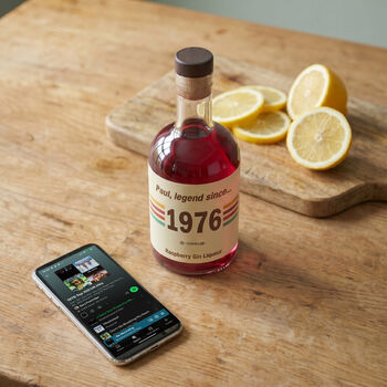 Personalised Special Year Gin With Music, 5 of 5