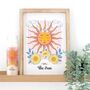 Sun Celestial Framed Wall Print, thumbnail 1 of 5