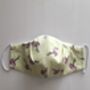 Children's Silk Lined Upcycled Cotton Face Mask, thumbnail 6 of 12