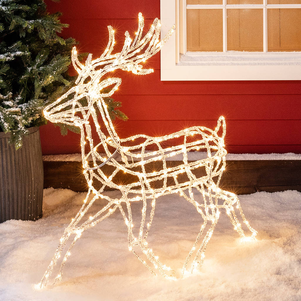 Light Up Running Christmas Stag By Lights4fun | notonthehighstreet.com