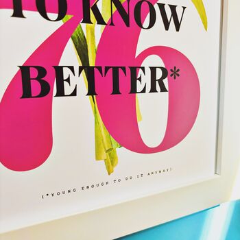 Personalised Birth Year Print, 2 of 4