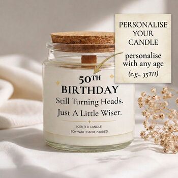 Personalised Birthday Candle Gift For Her, 2 of 7