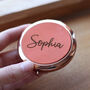 Personalised Rose Gold Compact Mirror, thumbnail 10 of 12