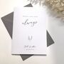 Wedding Card Happily Ever After Script, thumbnail 6 of 6