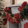 Deck The Halls Luxury Christmas Wreath, thumbnail 9 of 9