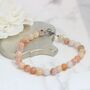 Fire Agate Beaded Choker Necklace, thumbnail 5 of 7