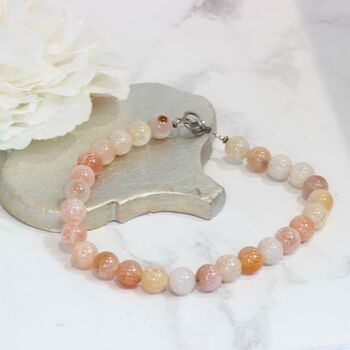 Fire Agate Beaded Choker Necklace, 5 of 7