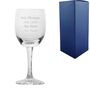 Personalised Grosvenor Crystal Goblet 285ml, thumbnail 1 of 5