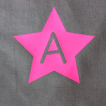 Alphabet Letter Purse Neon Star, 2 of 12