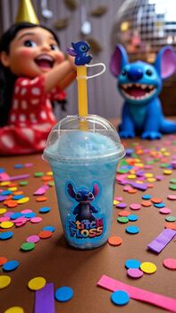 6x Stitch Floss Candy Floss Cups, Blue Raspberry, 6 of 9