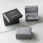 Square Initial Cufflinks, thumbnail 2 of 6
