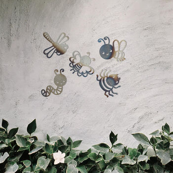 Insect Wall Art Set For Garden And Kids Decor Idea, 9 of 10