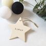 Personalised Star Bauble Christmas Tree Decoration, thumbnail 1 of 2