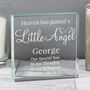 Personalised Little Angel Memorial Crystal Token, thumbnail 4 of 4