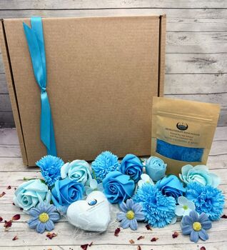 The Blooming Blue Luxury Spa Gift Box, 3 of 8