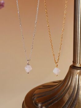 Aurora Rhombus Dendritic Agate Necklace, 5 of 12