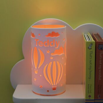 Personalised Hot Air Balloon LED Night Light, 6 of 12