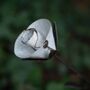 White Rose Recycled Metal Garden Sculpture, thumbnail 1 of 3