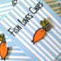 Fish And Chips Enamel Pin Badge, thumbnail 1 of 2