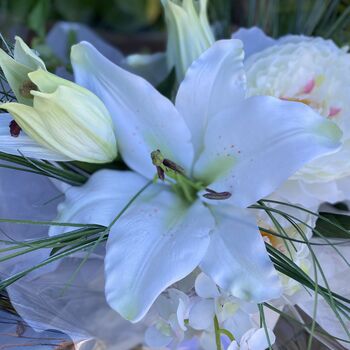 White Lily Gift Bouquet, 6 of 10