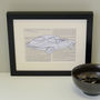 Personalised Jaguar E Type Embroidered Artwork, thumbnail 6 of 8
