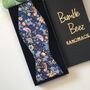 Self Tie Bow Tie In Indigo Liberty Of London Print, thumbnail 2 of 4