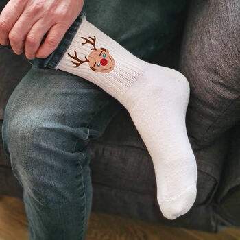 Personalised Men's Christmas Socks, 3 of 8