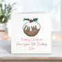 Merry Christmas From Your Pudding Personalised Card, thumbnail 1 of 2