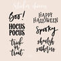 Halloween Pumpkin Stickers, thumbnail 2 of 3
