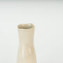 Handmade Stoneware Pale Grey Bud Vase For Flowers, thumbnail 2 of 3