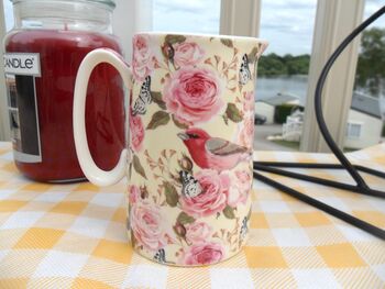 Small Jug In Rose Birds Design, 4 of 6