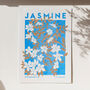 Jasmine Flower Risograph Print, thumbnail 2 of 4