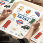 Best Of British Travel Poster, thumbnail 1 of 6