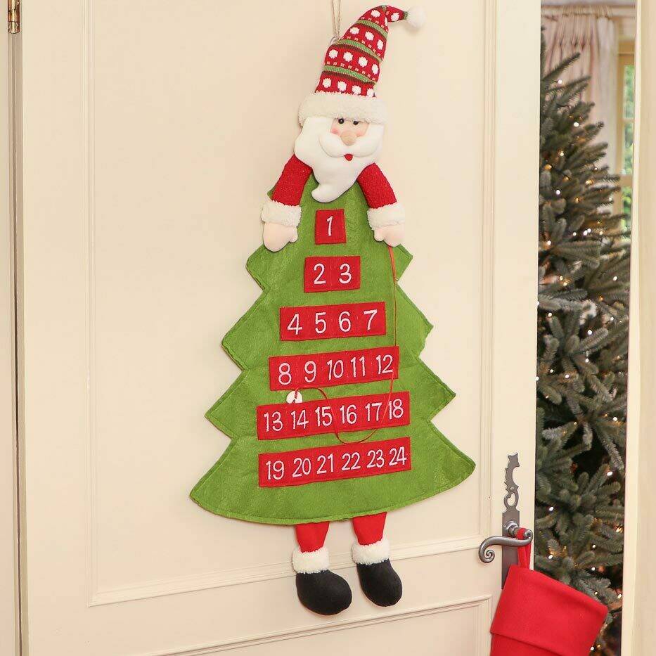 Large Father Christmas Advent Calendar By Dibor