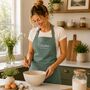 Personalised Embroidered Apron With Name And Text, thumbnail 2 of 4