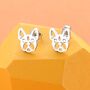 French Bulldog Head Earrings, thumbnail 1 of 2