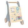 Personalised Wooden Grey Activity Walker Toy, thumbnail 2 of 8