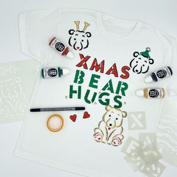 Family Christmas T Shirt Painting Kit, 5 of 8