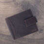 Personalised Men's Oiled Leather Wallet Rfid Brown, thumbnail 1 of 7