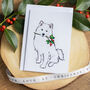 Samoyed Christmas Card, thumbnail 1 of 7